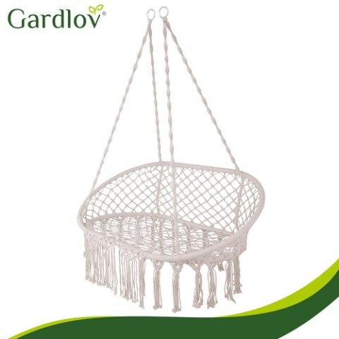 Huśtawka bocianie gniazdo podwójna kremowa Gardlov