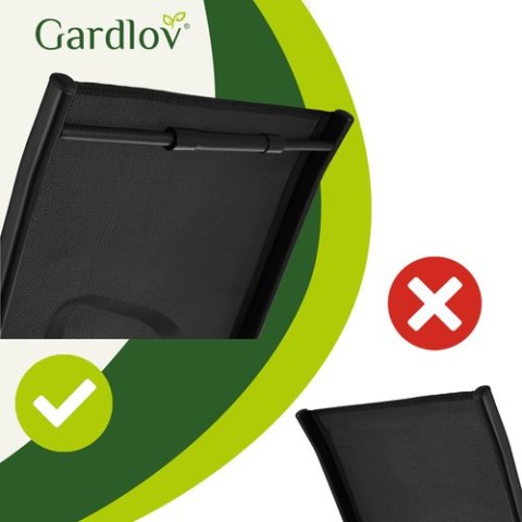 Zestaw mebli balkonowych-stolik+ 2 krzesła Gardlov