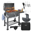 Grill ogrodowy z pokrywą 116x55x120cm Kaminer