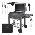 Grill ogrodowy z pokrywą 116x55x120cm Kaminer