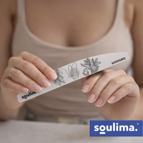 Pilnik do paznokci slim - łódka 100szt. Soulima