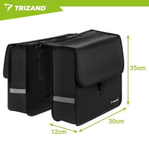 Sakwa rowerowa podwójna 28L Trizand