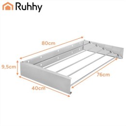 Suszarka ścienna na ubrania 80cm Ruhhy