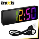 Budzik - zegar LED kolorowy Izoxis