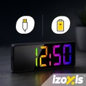 Budzik - zegar LED kolorowy Izoxis