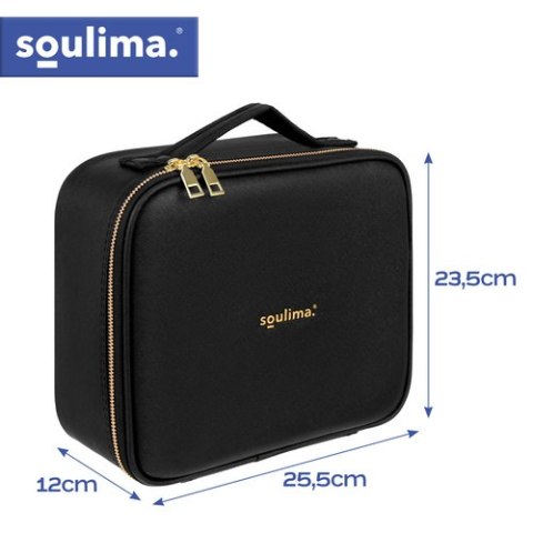 Kuferek kosmetyczny z lusterkiem LED Soulima 27236