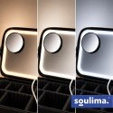 Kuferek kosmetyczny z lusterkiem LED Soulima 27236