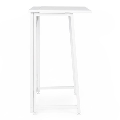 Biurko komputerowe składane 80x45 cm stolik pod laptopa białe ModernHome