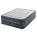 Materac łóżko do spania dwuosobowy z pompką automatyczną 203x152 cm INTEX 64418ND