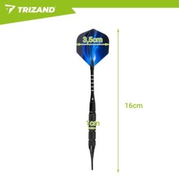 Rzutki dart zestaw 12szt + akcesoria Trizand 21629