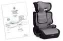 Fotelik samochodowy dla dzieci 2w1 podkładka i-SIZE wzrost 100-150 cm uchwyt na napoje ECOTOYS