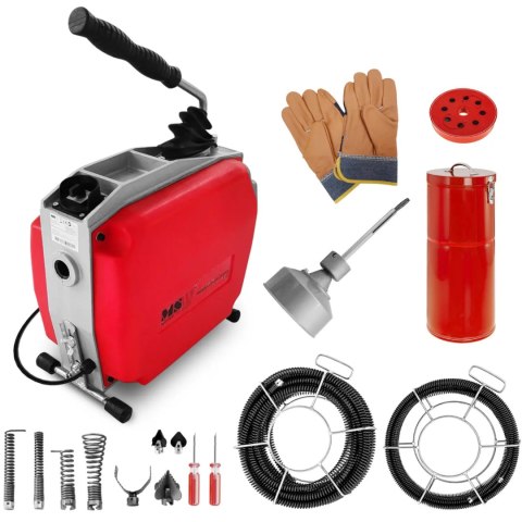 Elektryczna maszyna przepychacz udrażniacz do rur śr. 20 - 150 mm MSW POWER DRAIN CLEAN 2.3E + akcesoria