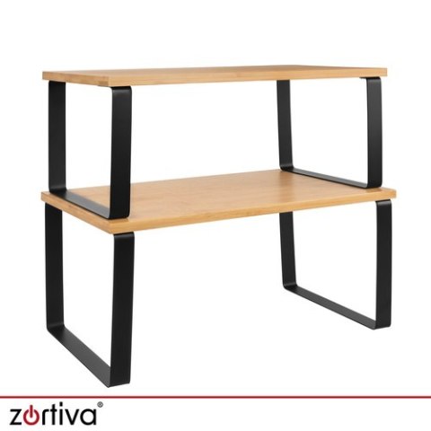 Półka kuchenna bambusowa - 2 szt. Zortiva