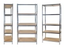 Regał Magazynowy Metalowy 180x90x40 875 kg 5 Półek MALATEC