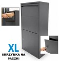Skrzynka na paczki XL z klapą zabezpieczającą na klucz BITUXX