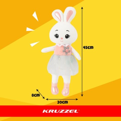 Króliczek maskotka 45cm Kruzzel 26761