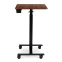 Mobilne biurko 70x48 cm stolik pod laptopa regulacja wysokości 71,5-112 cm drewniany blat ModernHome