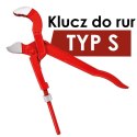 Szczypce do rur Typ S 1" do instalacji WOD-GAZ