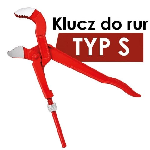 Szczypce do rur Typ S 1" do instalacji WOD-GAZ