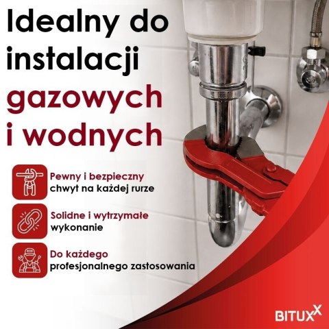 Szczypce do rur Typ S 1" do instalacji WOD-GAZ