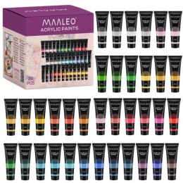 Farby akrylowe 20ml - 36szt. Maaleo
