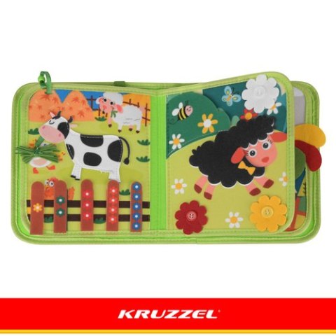 Książeczka manipulacyjna - farma Kruzzel