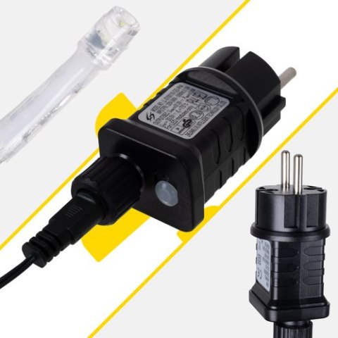 Lampki zew. 300LED 15m zimny biały Izoxis 26711
