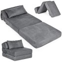 Sofa rozkładana 2w1 jednoosobowa piankowa z funkcją spania materac 190x70 cm ModernHome