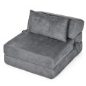 Sofa rozkładana 2w1 jednoosobowa piankowa z funkcją spania materac 190x70 cm ModernHome