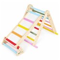 Drewniany plac zabaw dla dzieci zestaw wspinaczkowy Montessori drabinka równoważnia LUNA ECOTOYS
