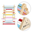 Drewniany plac zabaw dla dzieci zestaw wspinaczkowy Montessori drabinka równoważnia LUNA ECOTOYS