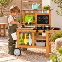 Kuchnia błotna ogrodowa outdoor dla dzieci z akcesoriami tablica kredowa ECOTOYS