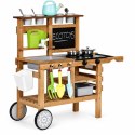 Kuchnia błotna ogrodowa outdoor dla dzieci z akcesoriami tablica kredowa ECOTOYS
