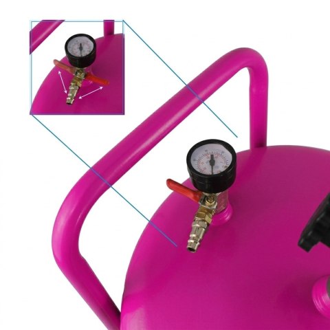 Mobilna Zlewarka do Oleju 80L magenta