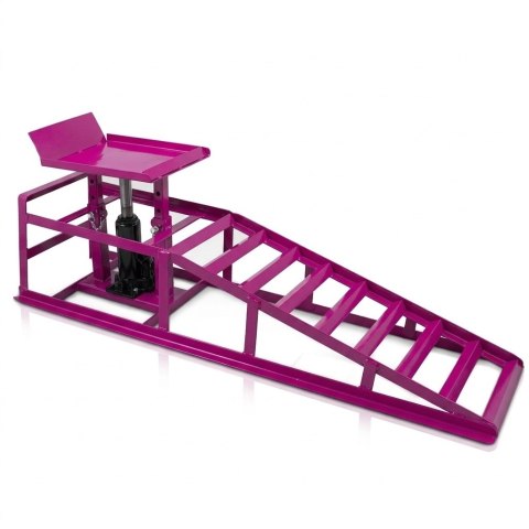 RAMPA RAMPY Z PODNOŚNIKIEM HYDRAULICZNYM 2 szt. MAGENTA