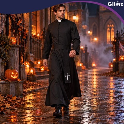 Strój księdza na Halloween Glimz