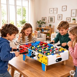 Piłkarzyki stołowe mini 70x35 cm stół do gry dla dzieci ECOTOYS
