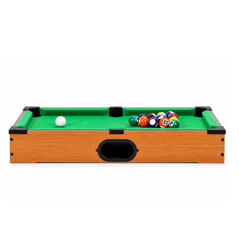 Stół do bilarda mini 50x30 cm zestaw do gry dla dzieci akcesoria ECOTOYS