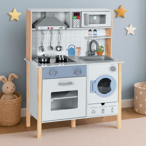 Kuchnia dla dzieci dźwięki LED piekarnik pralka akcesoria kuchenne ECOTOYS