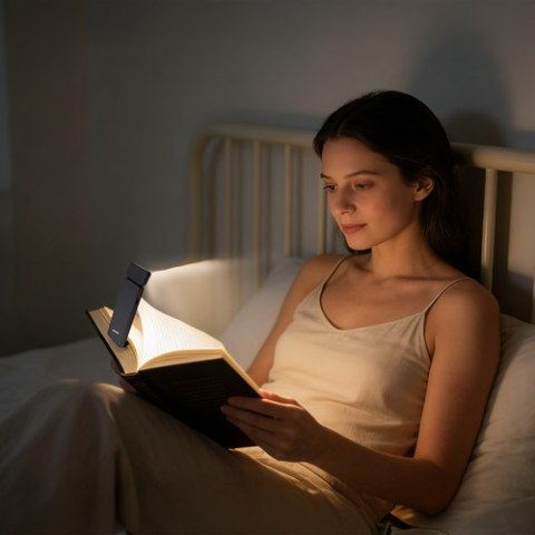 Lampka LED do czytania z klipsem Izoxis
