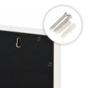 Lustro do makijażu LED 57x46 cm kosmetyczne podświetlane 3 barwy regulacja jasności 15 żarówek ModernHome