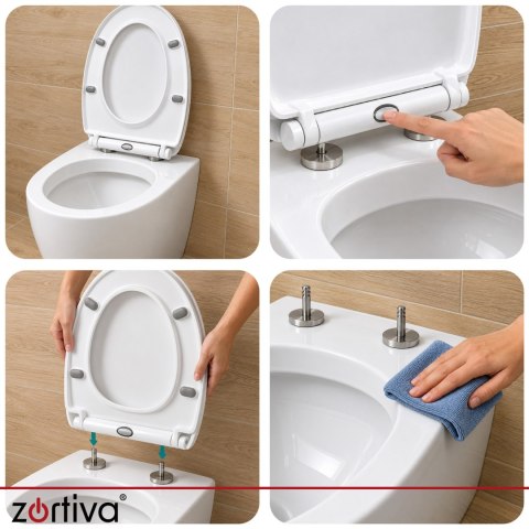 Deska sedesowa wolnoopadająca Zortiva
