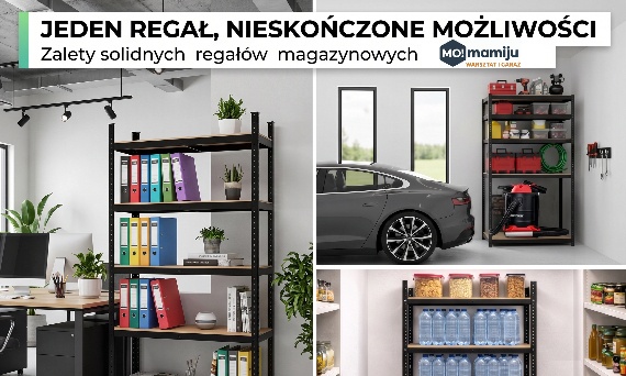 Jeden regał, nieskończone możliwości. Dlaczego solidny regał magazynowy to must-have w magazynie, garażu i... biurze?